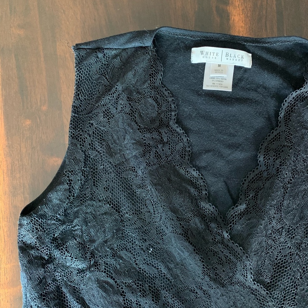 Black Lace Blouse